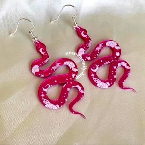 Snake earrings